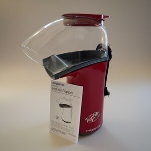 Presto Poplite Hot Air Popper in Red- Like New